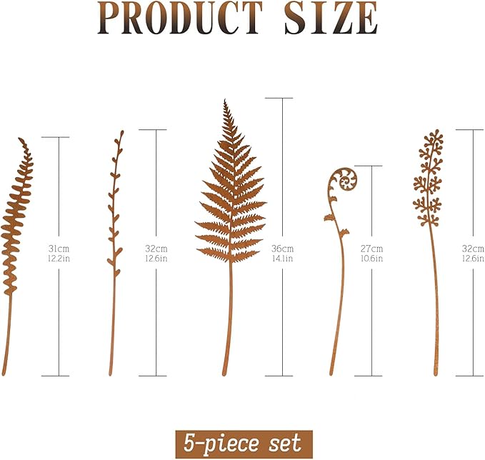 Decorative Garden Stakes Metal Flowers for Outside Garden Decor Lawn Decor Flower Bed Decor