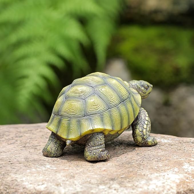 Realistic Turtle Statue Resin Turtle Statue Decor, Garden Sculpture Indoor/Outdoor Courtyard Lawn Ornament, Home Decor