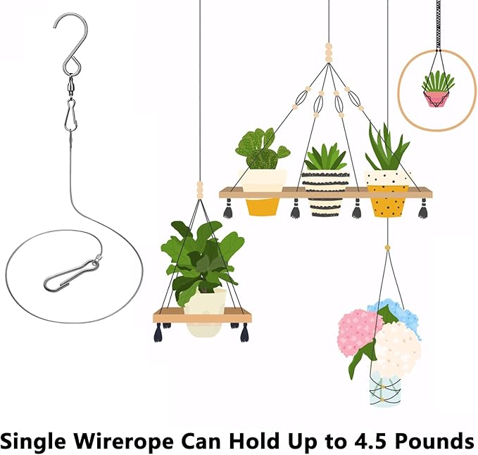 Wind Spinners, 2× 3D Stainless Steel Outdoor Hanging Wind Spinner, 2× Metal Pendants and 3× 360° Rotating Hooks with Wirerope, Reflective Decor for Outside Yard and Garden (2 Pack) (Helix-Like)