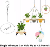 Wind Spinners, 2× 3D Stainless Steel Outdoor Hanging Wind Spinner, 2× Metal Pendants and 3× 360° Rotating Hooks with Wirerope, Reflective Decor for Outside Yard and Garden (2 Pack) (Helix-Like)