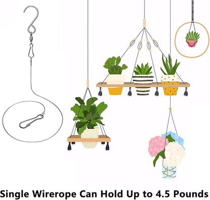 Wind Spinners, 2× 3D Stainless Steel Outdoor Hanging Wind Spinner, 2× Metal Pendants and 3× 360° Rotating Hooks with Wirerope, Reflective Decor for Outside Yard and Garden (2 Pack) (Helix-Like)