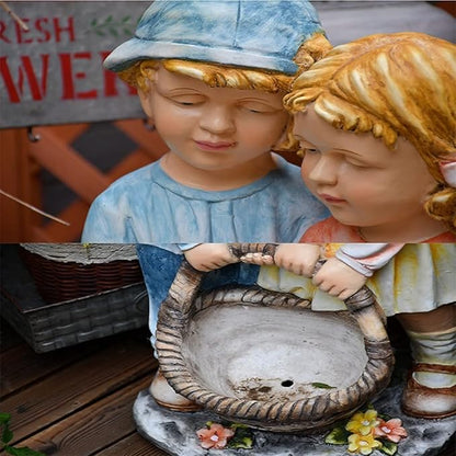 Garden Ornaments Decor Statue Outdoor,Art Statue Garden Gifts Garden Sculpture Decoration Outdoor Garden Character Statue Decoration Ornaments Garden Landscape Courtyard Decor, Used for Lawn