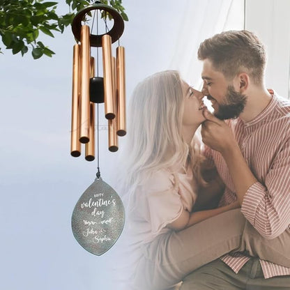 ASTARIN Wedding Gifts Wind Chime, Personalized Names & Date Wind Chimes Gifts for Couple 2026, Wedding Gift for Newlywed Husband Wife, Engagement Gift Valentine’s Day Anniversary(Produced in USA)
