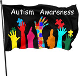 Autism Awareness Flag 3x5 Ft Outdoor Indoor With Grommet Home House Garden Yard Banner Decorative Sign