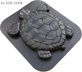 Turtle Concrete Stepping Stone Mold, Cement Step Mold, Concrete Stepping Stone Molds Reusable, Turtle Molds for Garden Rock Walkway