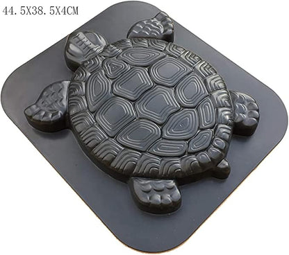 Turtle Concrete Stepping Stone Mold, Cement Step Mold, Concrete Stepping Stone Molds Reusable, Turtle Molds for Garden Rock Walkway