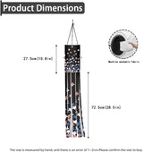 Jeiento Us Flag Stars Patriotic Flags Windsock 2 Pack American Flag Wind Socks Independence Day Outdoor Hanging Decoration Celebrate 250 Years Anniversary Windsock for Garden/Yard/Tree,Spring Decor