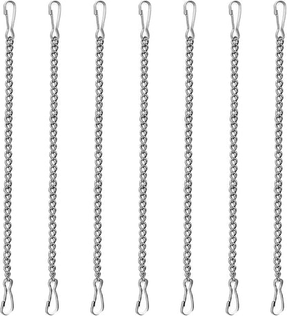 7 Pcs 20 Inch Stained Glass Window Hanging Chain,Premium Decorative Chain for Colorful Glass Windows, Sun Catchers, and Decorative Items, Perfect for Walls, Gardens, and Kitchens