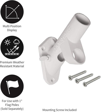 Multi-Purpose White Flag Bracket