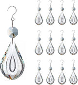 12pcs Crystal Suncatchers, Hanging Crystals Chandelier Prisms for Windows, Rainbow Maker Home Decoration