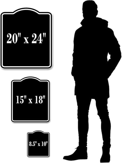 We Travel Not To Escape Life Adventurer BLACK Aluminium Composite Sign 8.5''x10''