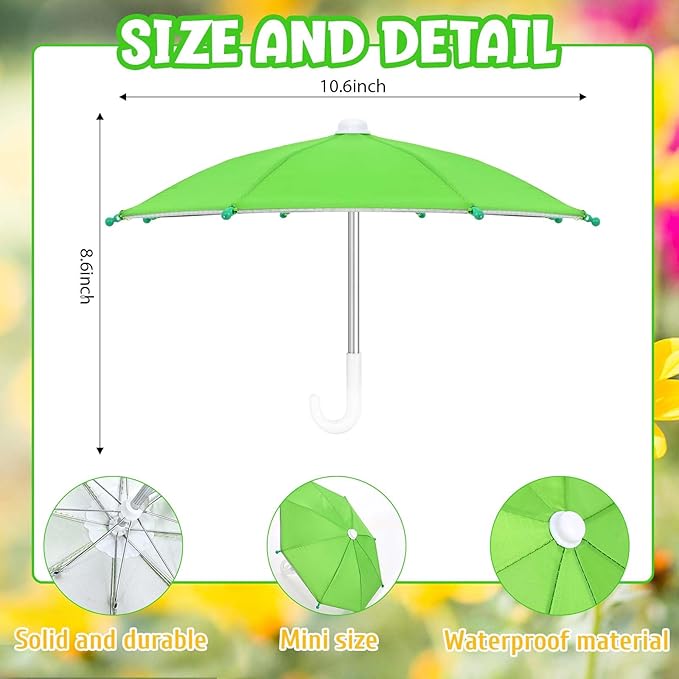 Raincoat Goose Outfits Spring Porch Goose Outfit Summer Yard Clothes for 23" Lawn Outdoor Garden Yard Patio Geese Statue Spring Summer Decor(Green)