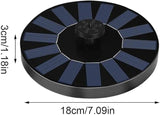 Solar Fountain for Bird Bath: Floating Mini Solar Powerd Water Fountain Outdoor with 6 Nozzles 2026 Upgraded Mini Fountains Pump for Brids Bath Garden Pond Pool