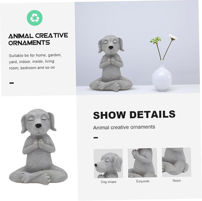 Resin Animal Sculpture Decorative Ornament Garden Figure Statue Outdoor Garden Animal Model for Home Decor