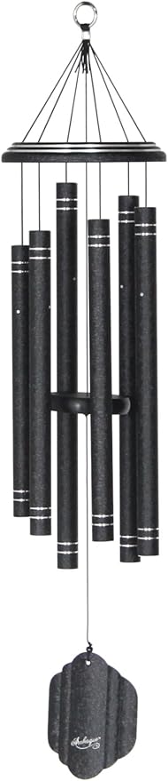 Arabesque by Wind River - 36 inch Onyx Wind Chime for Patio, Backyard, Garden, and Outdoor décor (Aluminum Chime) Made in The USA
