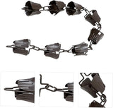 Outdoor Rain Chain Decorative Gutter Rain Chain Bell Chimes Replacement for Old or Broken Elegant Petal Design