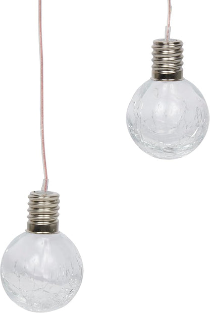Alpine Corporation RGG644SLR-CC Outdoor Solar Hanging Color Changing Light, 28" Tall, Black