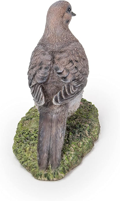 Hi-Line Gift Various Bird on Stump Statues (Mourning Dove)