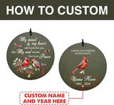 Personalized Sympathy Wind Chime, Memorial Gifts Wind Chimes for Loss of Loved One, Commemorative Sympathy Bereavement Gifts for Condolences/Funeral, Product in USA