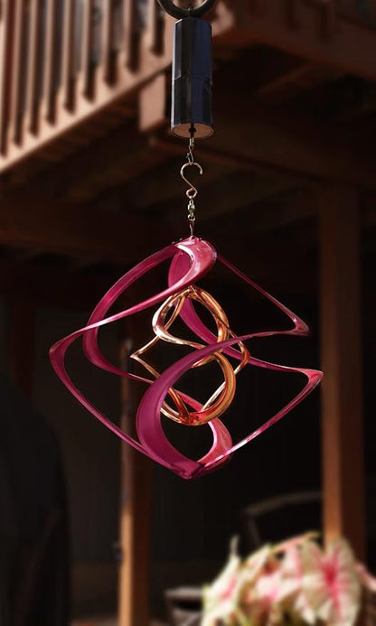 Red Carpet Studios The Original Cosmix Deluxe Helix Wind Spinner, Medium 14-Inch, Double Purple & Copper