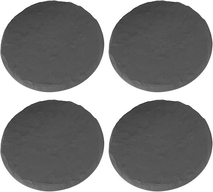 Zerodis Round Decorative Polypropylene Stepping Stones with Ground Stakes Outdoor Pathway Stones Stable Installation Decorative Landscaping Stepping Stones (Round)