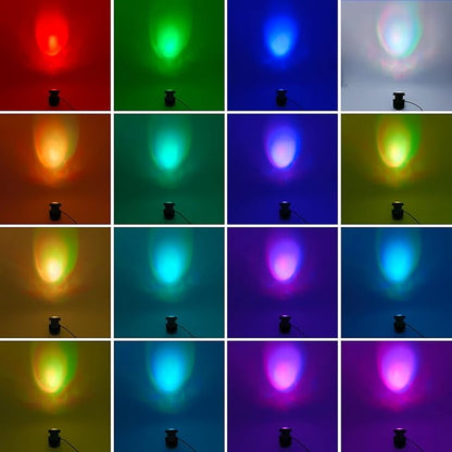 Colored Pond Lights with Timer, RGB Fountain Lights IP68 Waterproof Pond Light, Dimmable Outdoor Landscape Lights for Fish Tank Pond Fountain Garden, 8 Lights