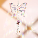 Funnli Best Friend Birthday Gifts for Women Crystal Suncatcher, Galentines Day Gifts for Friend Women Sister, Birthday Mothers Day Retirement for Friends Window Hangings Home Decoration