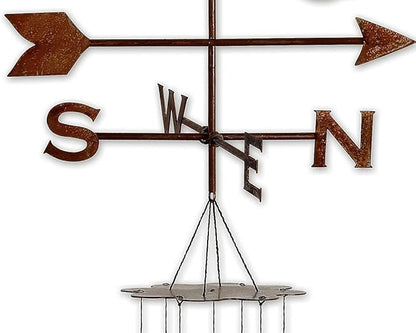 Sunset Vista Designs Barnyard Wind Chime, 44-Inches, Tractor