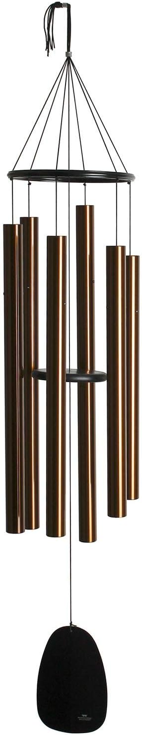 Woodstock Chimes Signature Collection, Bells of Paradise, Bronze 68", Decor Designs Wind Chimes for Outdoor, Patio, Home or Garden Décor (BPBR68)