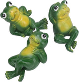 Cute Statues Garden Outdoor Ornament 3Pcs Innovative Simulation Statues Backyard Decor
