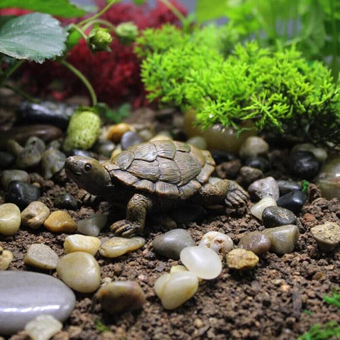 TEAMWILL 2X Turtle Outdoor Statue Tortoise Garden Figurine Home Decor Sculpture Ornament