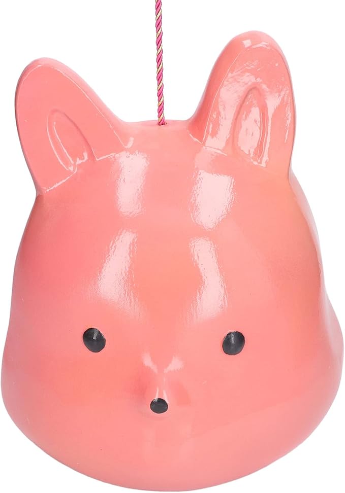 plplaaoo Garden Statues Outdoor Decorations Cute Red Animal Shape Durable Resin Art Sculpture for Yard Lawn Ornaments Home Pendant 11.4 Inch 1737g