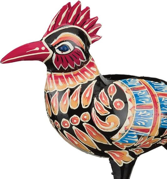 Regal Art & Gift Henna Roadrunner Decor - Decorative Metal Sculpture, Outdoor Bird Decor for Patio, Porch & Garden Décor - Small
