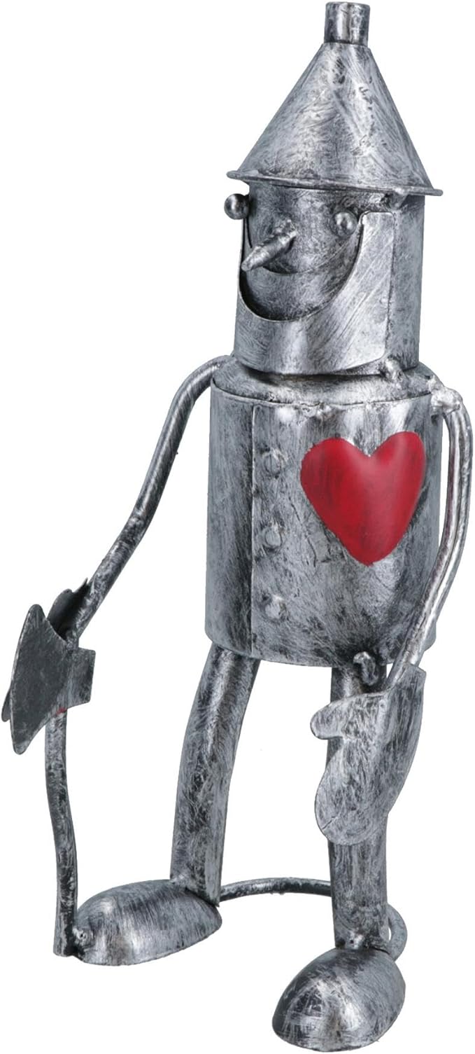 AB Tools Tin Man Standing Garden Ornament Lawn Art Sculpture Statue Yard Home Decor
