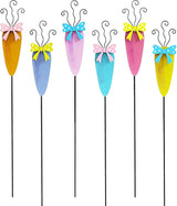 6 Packs Carrot Decorative Garden Stakes Easter Decorations,Cute Carrot Metal Yard Signs,Happy Easter Decorations Outdoor Yard for Spring Home Outside Lawn Front Porch Lawn Backyard Decor