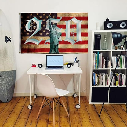 250th Birthday 250 Years 1776 2026 American Flag 6X10Ft, US Statue of Liberty, Double Side Printed Flags, Men Women Banner,Vibrant Colors, Double Stitched with 2 Brass Grommets, Bar Garden Street Decoration, GYM, Office Decor,Indoor Outdoor Use,Gifts. ...