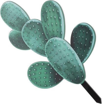 COHEALI Cactus Garden Stake Decor 9.84X6.08In Outdoor Metal Plant Stake for Yard Patio Lawn Decorative Garden Sign Inserted Ornament