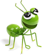 Metal Craft Ant Yard Decor Set of 5 Colorful Cute Insect Wall Sculptures Indoor and Outdoor Colorful Metal Art Decoration