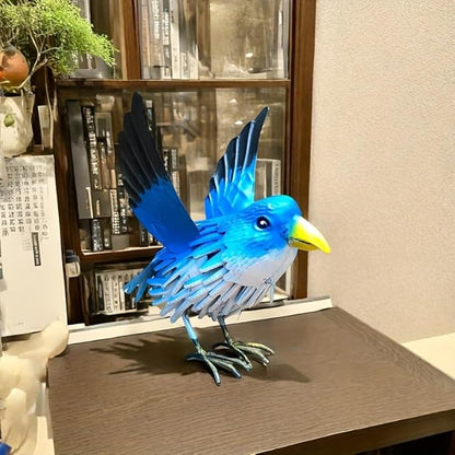 Metal Bird Abstract Art Ornaments are Seasonal Ornaments Suitable for Garden and Home Decoration, Indoor Furniture Decoration, Outdoor Home Forest Garden Decoration