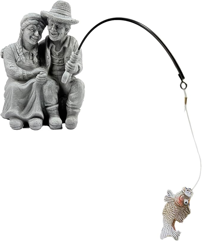 Teaeeno Couple Decor Outdoor, The Top Choice for Garden/Patio Decor,Gift for Valentine, Wedding for Husband and Wife, Farmhouse Decor