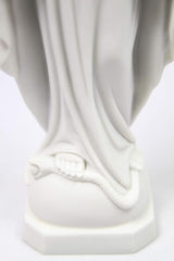Vittoria Collection 12" Our Lady of Grace Virgin Mary Madonna Blessed Mother Religious Catholic Italian White Statue Sculpture Figurine Figure Made in Italy Indoor Outdoor Garden