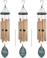 ASTARIN Personalized Wind Chimes for Outside Deep Tone,Customized Windchime Outdoors, Chimes for Outdoors,Sympathy Wind Chimes Memorial for Mom Dad，All Metal Wind Chime