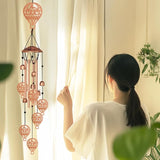 Wind Chimes for Outside, Melodious Melodic Tones Hot Air Balloon Style Windchimes Suitable for Outdoor Garden Patio Porch Decor, 33“ Metal Memorial Wind Chimes Friendship Gifts for Women