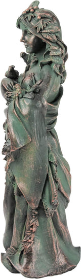 Design Toscano NG31497 Mother Nature Maiden of the Forest Statue,Full Color