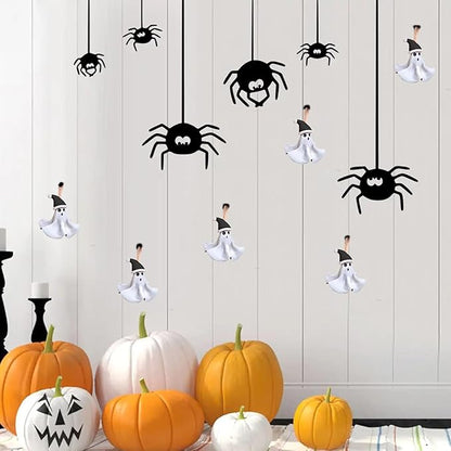 6 Pack Halloween/Christmas Decorations Outdoor Indoor,Cute 3D Resin Ghost Decoration,Halloween Ghost Hanging Ornaments for Home Outside Porch Garden Yard Lawn Party Decorations (6 Pack)
