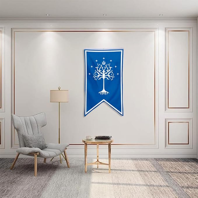 Bayyon Tree of Banner Flag 30x50 Inch Man Cave Home Office Bed Room Decor (Blue), By201212