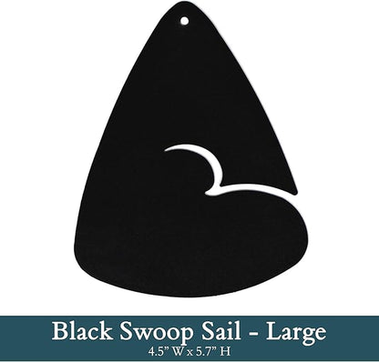 Personalized Wind Chime Sail, Sail Only, Engraved Windchime Tag, Custom Wind Chime Plaque, Replacement Windchime Sail