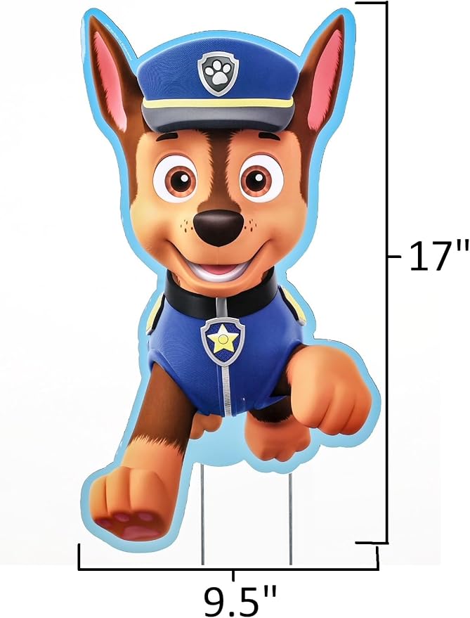Paw Patrol Yard Signs with Metal Stakes, 17" Characters