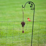 Pine Cone Bells Wind Chimes Metal Door Knob Hanger Soothing Chimes for Garden Porch Home Elegant Pinecone Outdoor Decorations Holiday Wall Ornament