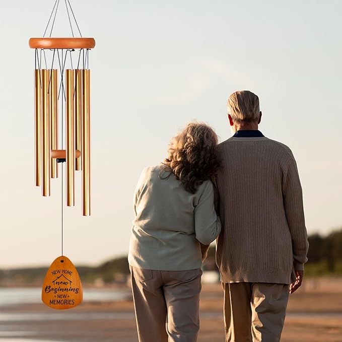 House Warming Gifts New Home, Housewarming Gifts Wind Chimes for Women Men, New Home Gift, New House Gift Ideas, Housewarming Gift Ideas for Friend Family Couple New Homeowner Neighbor